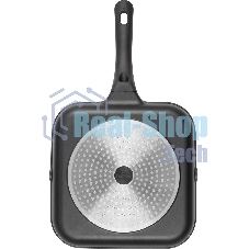 Сковорода-гриль Rondell Weiser RDA-1554, 28 см, без крышки, черный