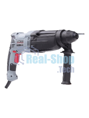 Перфоратор ПОБЕДА П-28/975, SDS+, 975Вт, макс. диаметр бурения 28мм, 1200об/мин, 5300уд/мин, дополнительная рукоятка, глубиномер, кейс