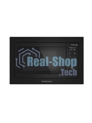 Микроволновая печь встраиваемая Meferi MMO6025BK POWER чёрный, 25 л, 1450 Вт, переключатели - кнопки/поворотный механизм