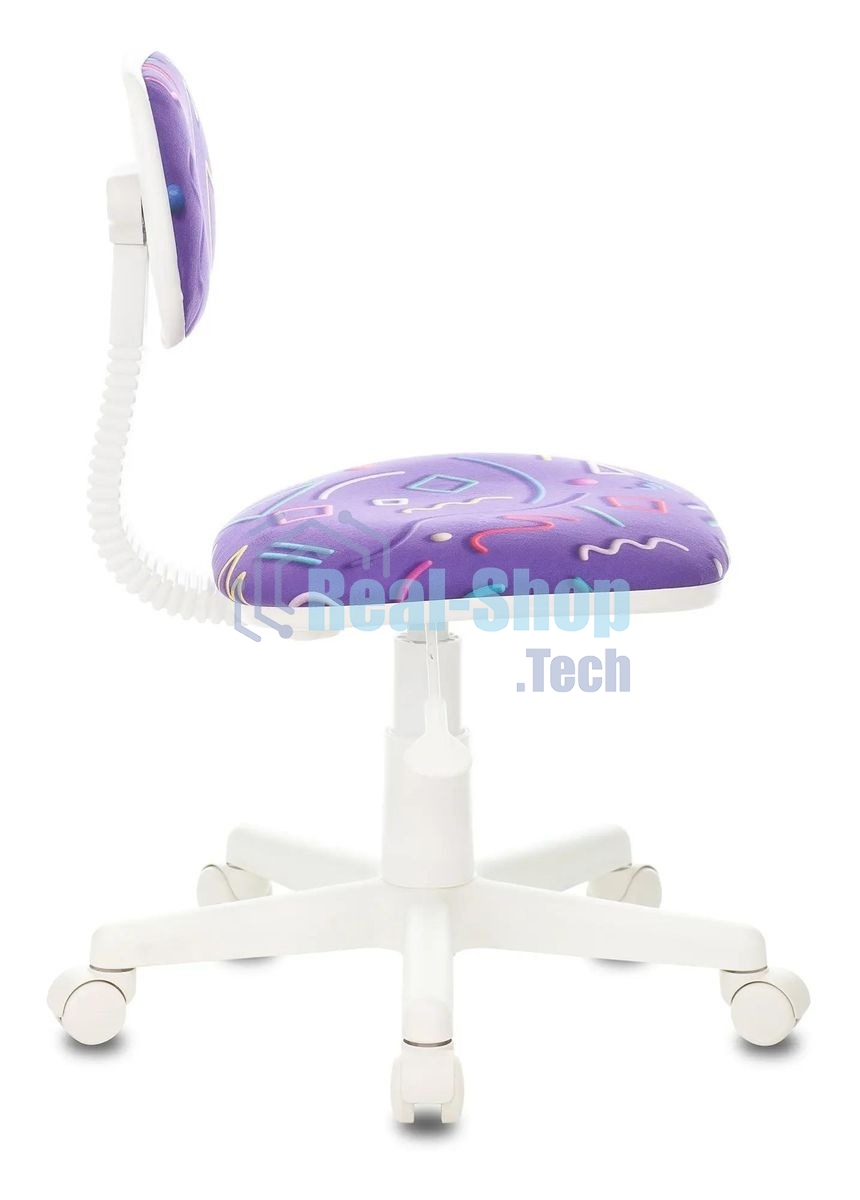 Кресло детское Бюрократ CH-W201NX Sticks 08 фиолетовый, крестовина пластик