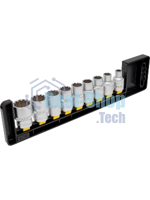 Набор головок BERGER BG2039 торцевых 1/2'' spline 9предметов