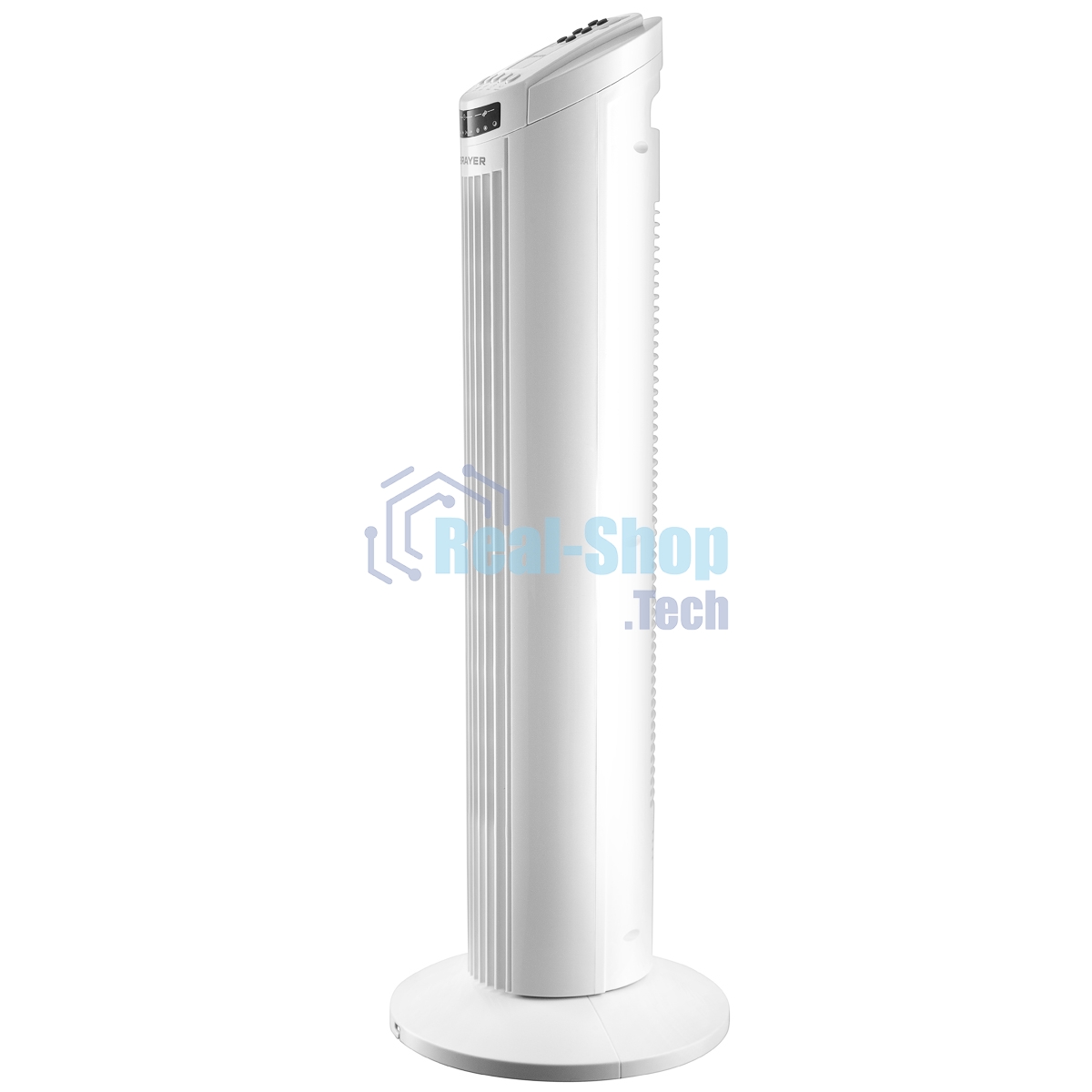 Колонный вентилятор BRAYER BR4958WH, механ.упр.,пульт ДУ,вращение90°,мощ-ть50Вт,защита от перегрева