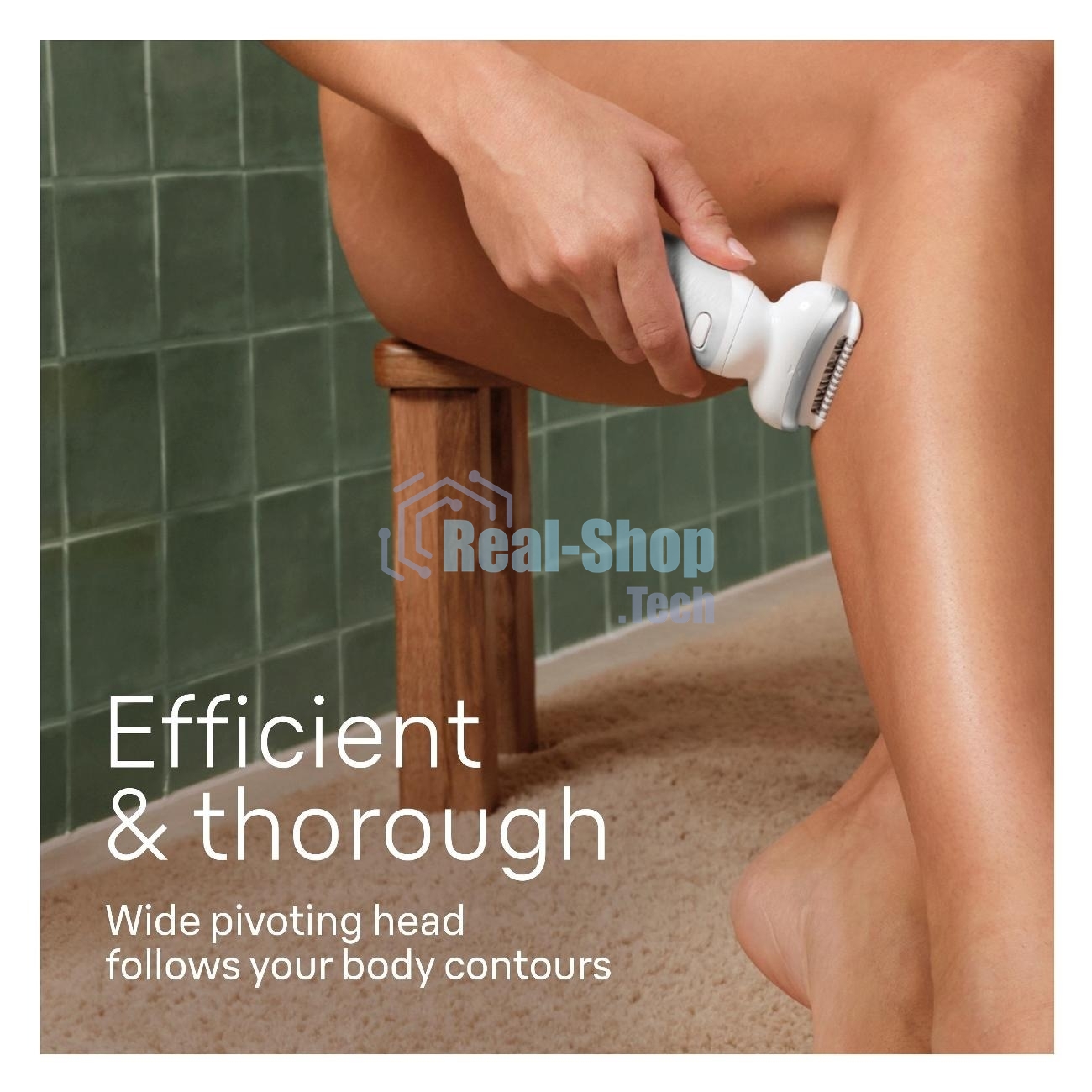 Электрический эпилятор BRAUN SES9-000 розовое золото/белый