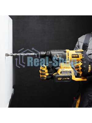 Бур по бетону Denzel двойная спираль, Cobalt W-tip, 20x310 мм, SDS PLUS