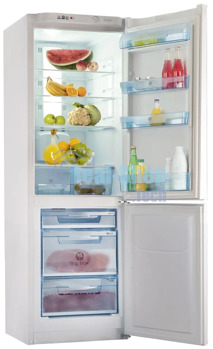 Холодильник Pozis RK FNF-170 белый глянц. двухкамерный 220/94 л морозилка снизу