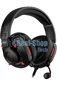 Гарнитура проводная с микрофоном мониторные оголовье Acer Nitro OHW306 черный ZL.HDSEE.00E