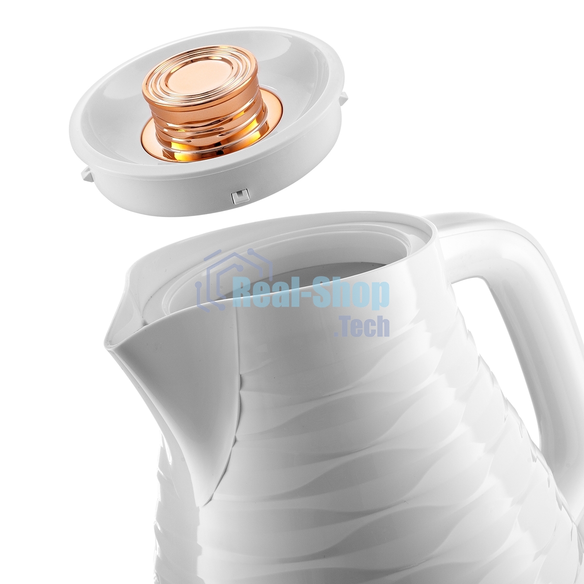 Чайник электрический BRAYER BR1057WH белый, 2200 Вт, 1,7 л