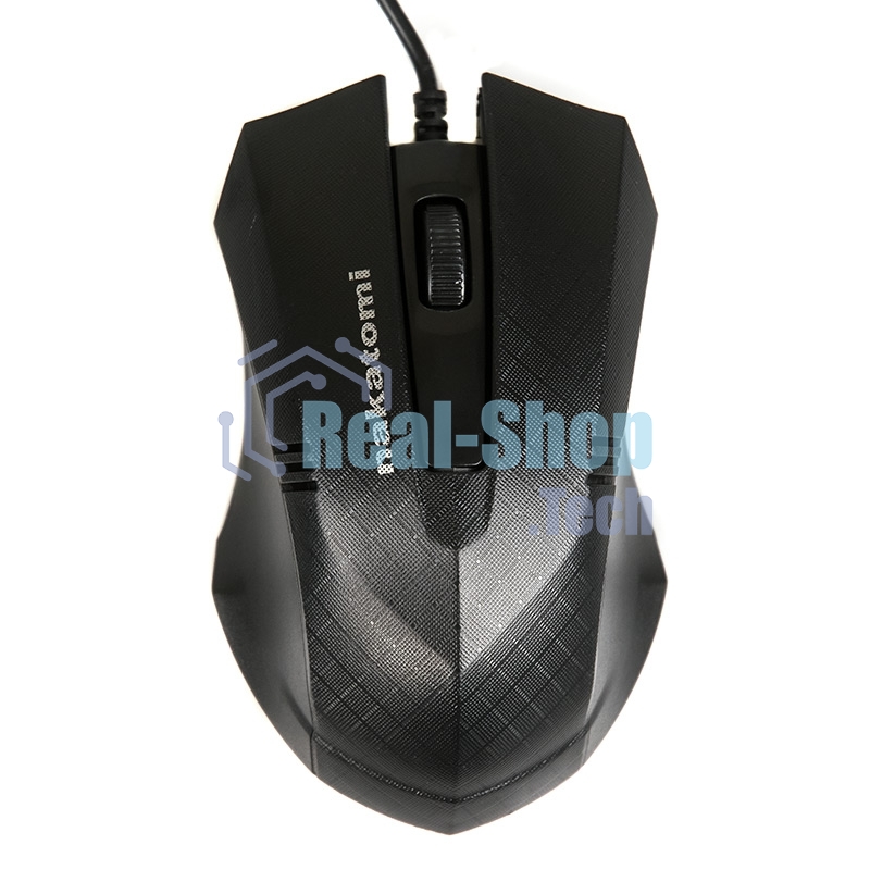 Мышь проводная Nakatomi MON-04U черный, 800 dpi, USB, кнопки - 3