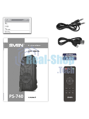 Портативная колонка SVEN PS-740, черный