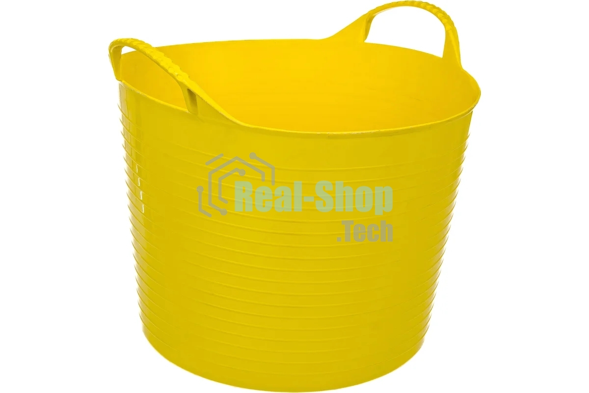 Ведро Сибртех гибкое сверхпрочное 40 л, желтый