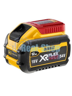 Аккумулятор DeWalt DCB548-XJ 54 В XR FLEXVOLT Li-Ion, нарпяжение: 18 и 54 В, 12.0 А·ч, XR 18.0 В