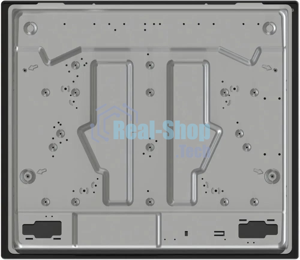 Газовая варочная панель Gorenje G641EXB, 4 конфорки, металл, черный