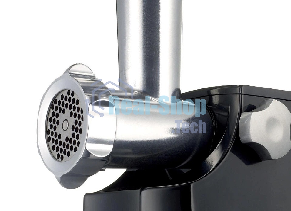 Мясорубка электрическая Kenwood MG474 черный, 1500 Вт, 1.5 кг/мин, реверс, защита от перегрузки, насадки - 6