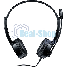 Гарнитура Rapoo H120 чёрный, проводная, USB