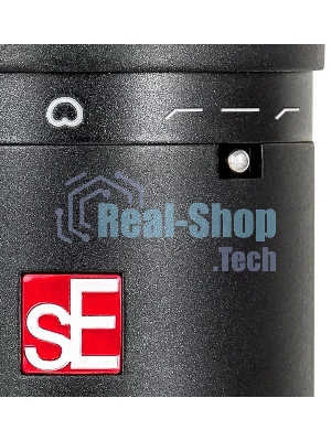 Микрофон конденсаторный sE Electronics SE 2200 20 Гц - 20 кГц, кардиоида, комплектация: металлический поп-фильтр, держатель типа паук, резьбовой переходник на микрофонную стойку