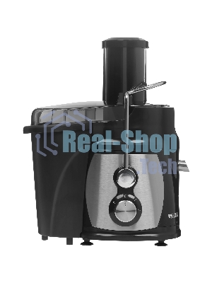 Соковыжималка Kelli KL-5091 чёрный/серебристый, центробежная, 1100 Вт, 1000 мл, механическое