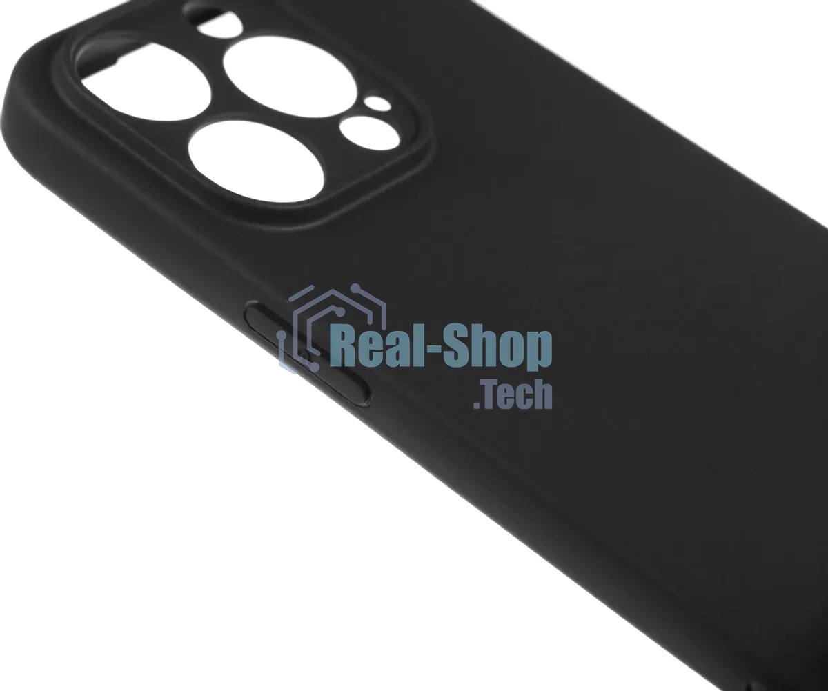 Чехол (клип-кейс) BoraSCO для Apple iPhone 15 Pro черный