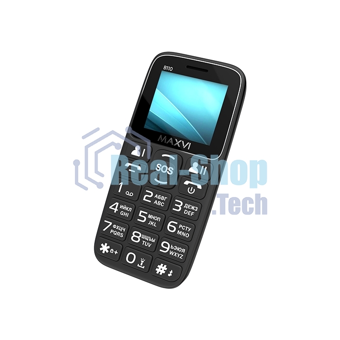 Мобильный телефон Maxvi B110 черный
