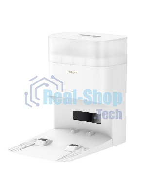 Робот-пылесос DreameBot L10S Plus белый, 5200 мА·ч Li-Ion, уборка влажная/комбинированная/сухая, пылесборник контейнер 0.35 л