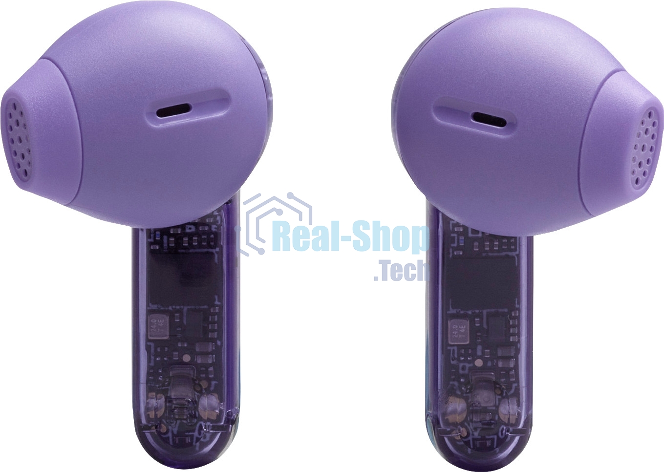 Наушники TWS JBL Tune Flex 2 призрачно-фиолетовый, вкладыши/внутриканальные (трансформер), Bluetooth, адаптивное шумоподавление