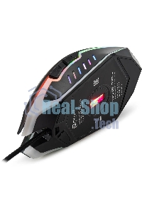 Мышь проводная Oklick 896G черный, 12800 dpi, USB, кнопки - 5