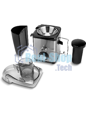 Соковыжималка Vitek VT-3653 серебристый, центробежная, 1000 Вт, 600 мл, механическое