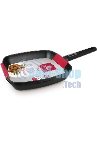 Сковорода-гриль Rondell Craft RDA-1485, 28 см, 28x28, антипригарное покрытие, черный