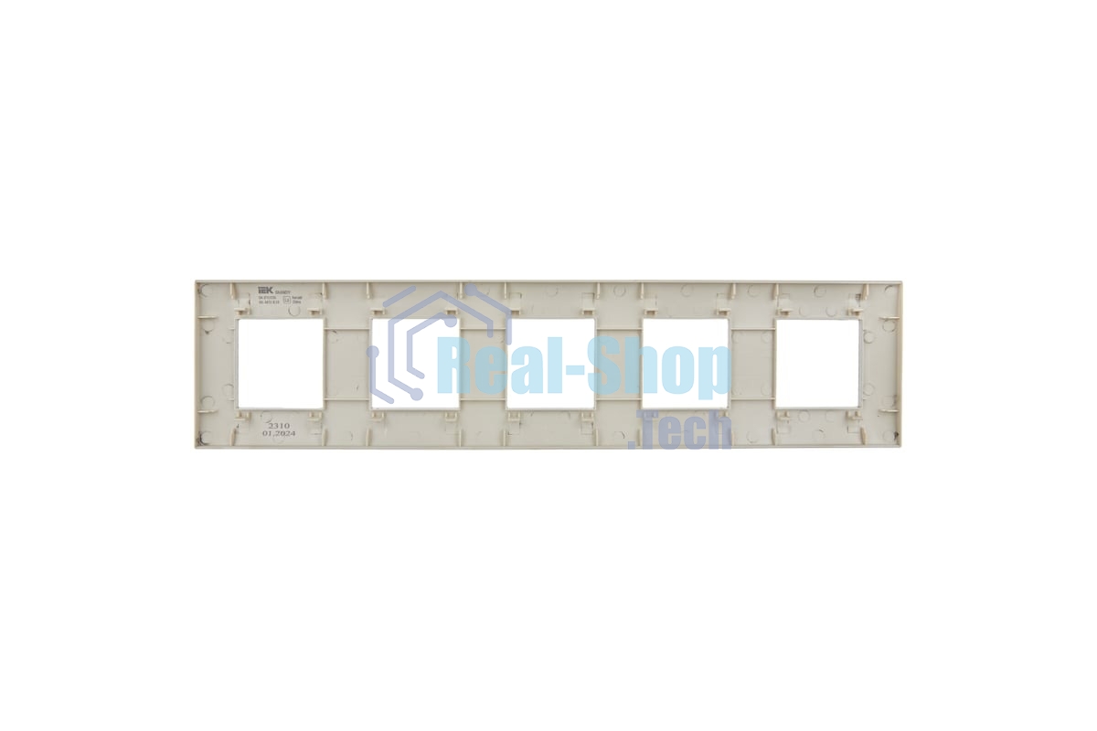 Рамка 5-м IEK SKANDY SK-F01B бежевый SK-M52-K10