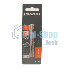 Сверло PATRIOT EXPERT по металлу, Р6М5К5, 4,2 мм, 1 шт в блистере