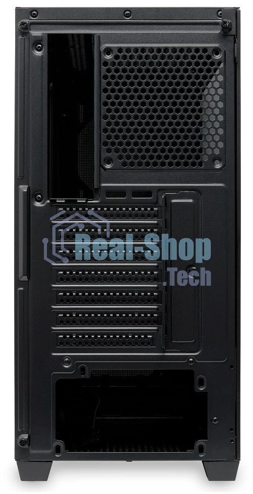 Компьютерный корпус без блока питания Case HSPD M740, Mesh Mid Tower, черный, TG, 0.6 SPCC, no fans, E-ATX, ATX, mATX, mITX, 170/400/200мм, 4x2.5
