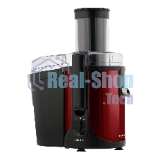 Соковыжималка Scarlett SC-JE50S48 красный, центробежная, 2400 Вт, 1000 мл, механическое