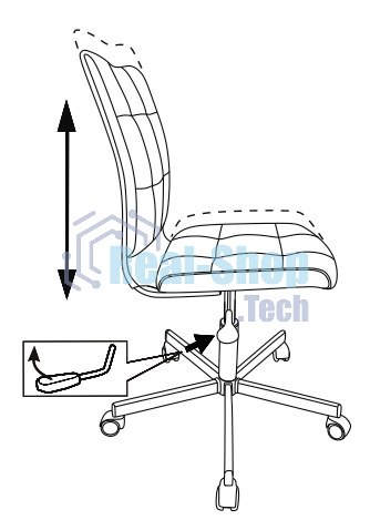 Кресло компьютерное Бюрократ CH-330M/LT-15 без подлокотников, малиновый, крестовина металл