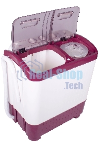 Стиральная машина EVGO WS-40PET белый/красный загр. вертикальная макс.:4 кг 1350 об/мин класс: А+