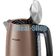 Чайник электрический Philips HD9355/92 1.7л. 1740Вт медный корпус: нерж.сталь/пластик