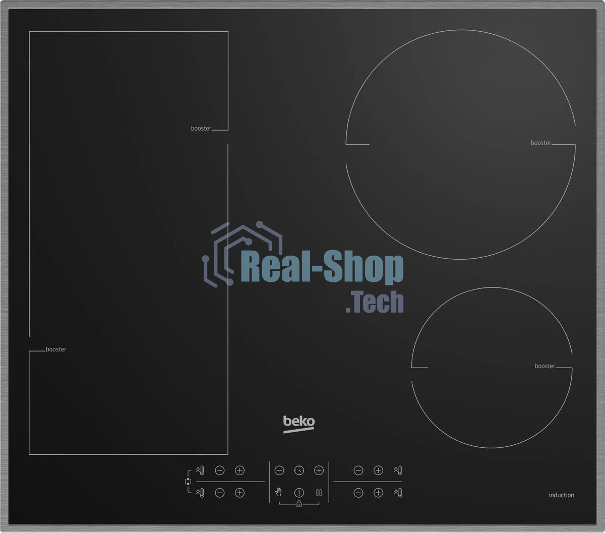 Индукционная варочная панель Beko HII 64200 FMTX, черный