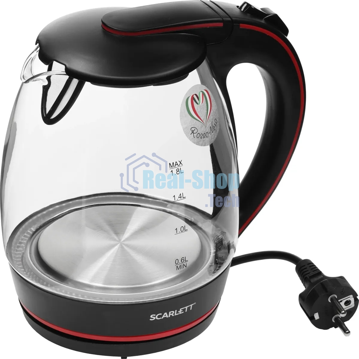 Чайник электрический Scarlett SC-EK27G71 (Rosso Nero)