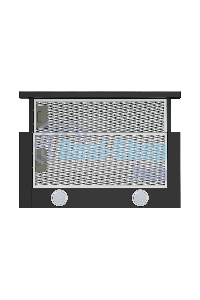 Вытяжка телескопическая HOMSair Flat 60 Glass черный, 60 см, 520 куб. м/ч, 45 дБ