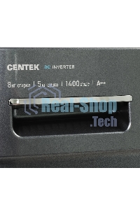 Стирально-сушильная машина Centek CT-1954 серый, загрузка фронтальная 8 кг, 1400 об/мин., класс: А+++