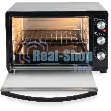 Мини-печь Hyundai MIO-HY074 30л. 1500Вт серебристый/черный