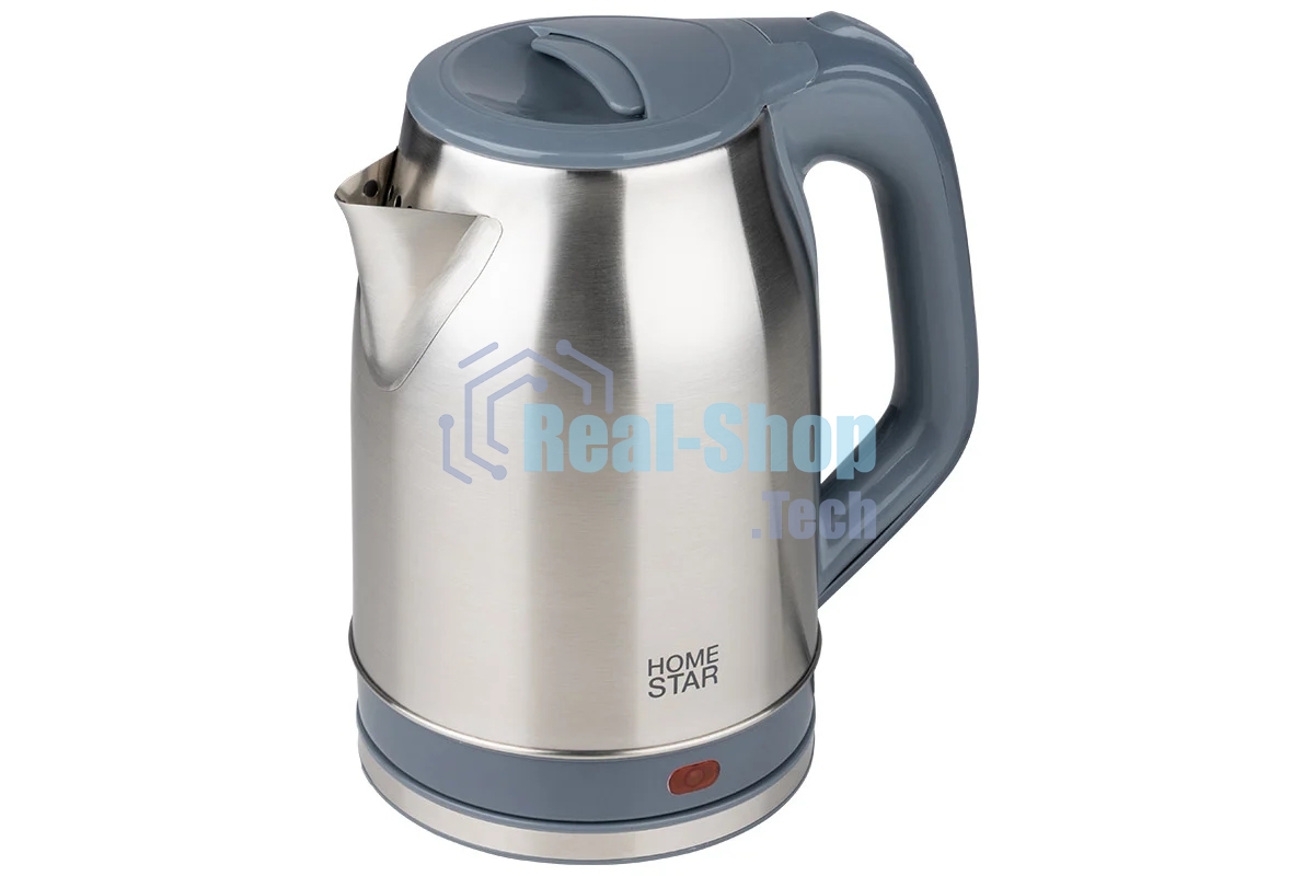 Чайник электрический Homestar HS-1005 2,3 л, 1800 Вт, нержавейка, серый