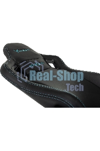 Кресло игровое Knight Outrid Smile черный эко.кожа крестов. пластик