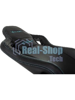 Кресло Knight Outrid Smile черный, экокожа, 120 кг, механизм качания