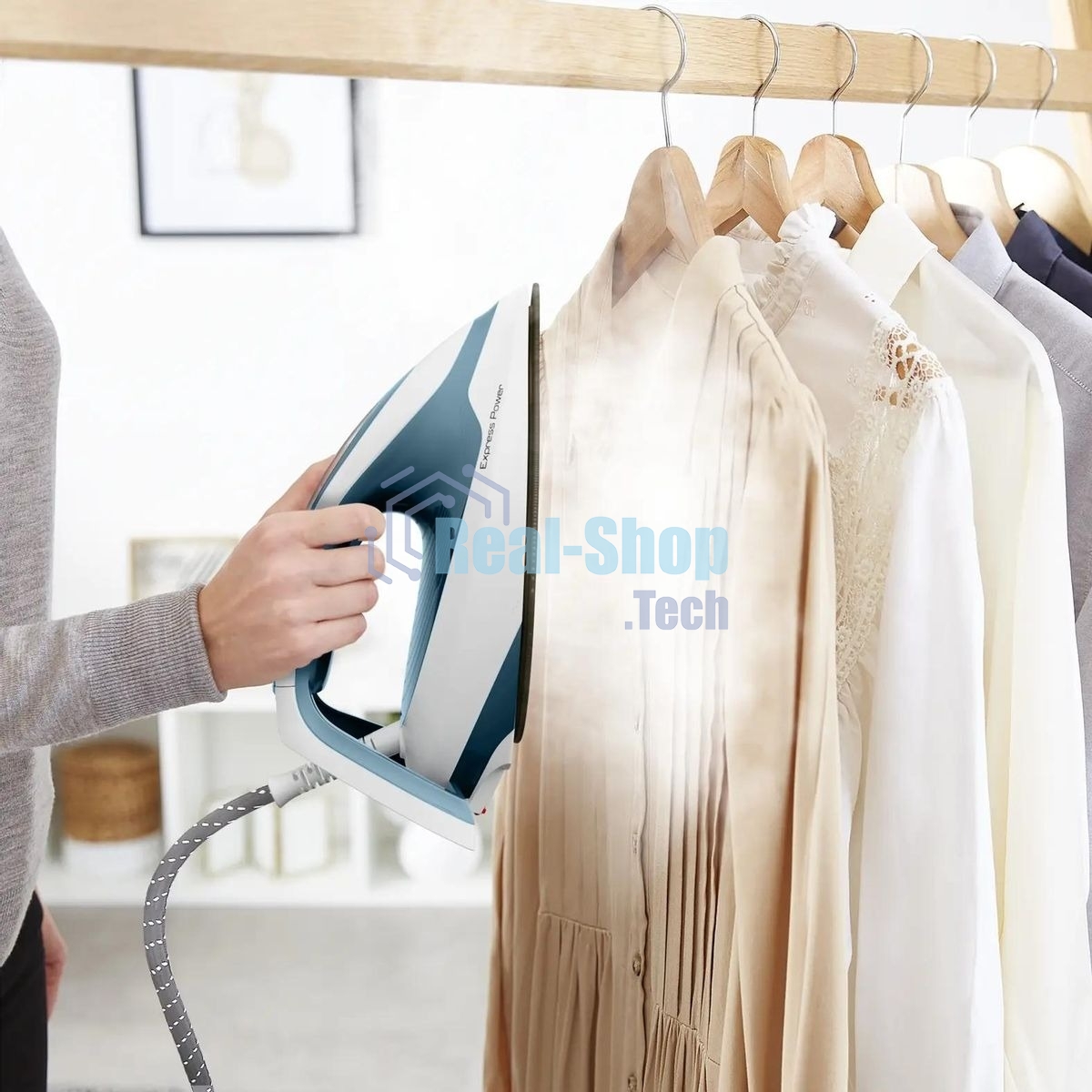 Парогенератор Tefal Express Power SV8111E0, синий / белый