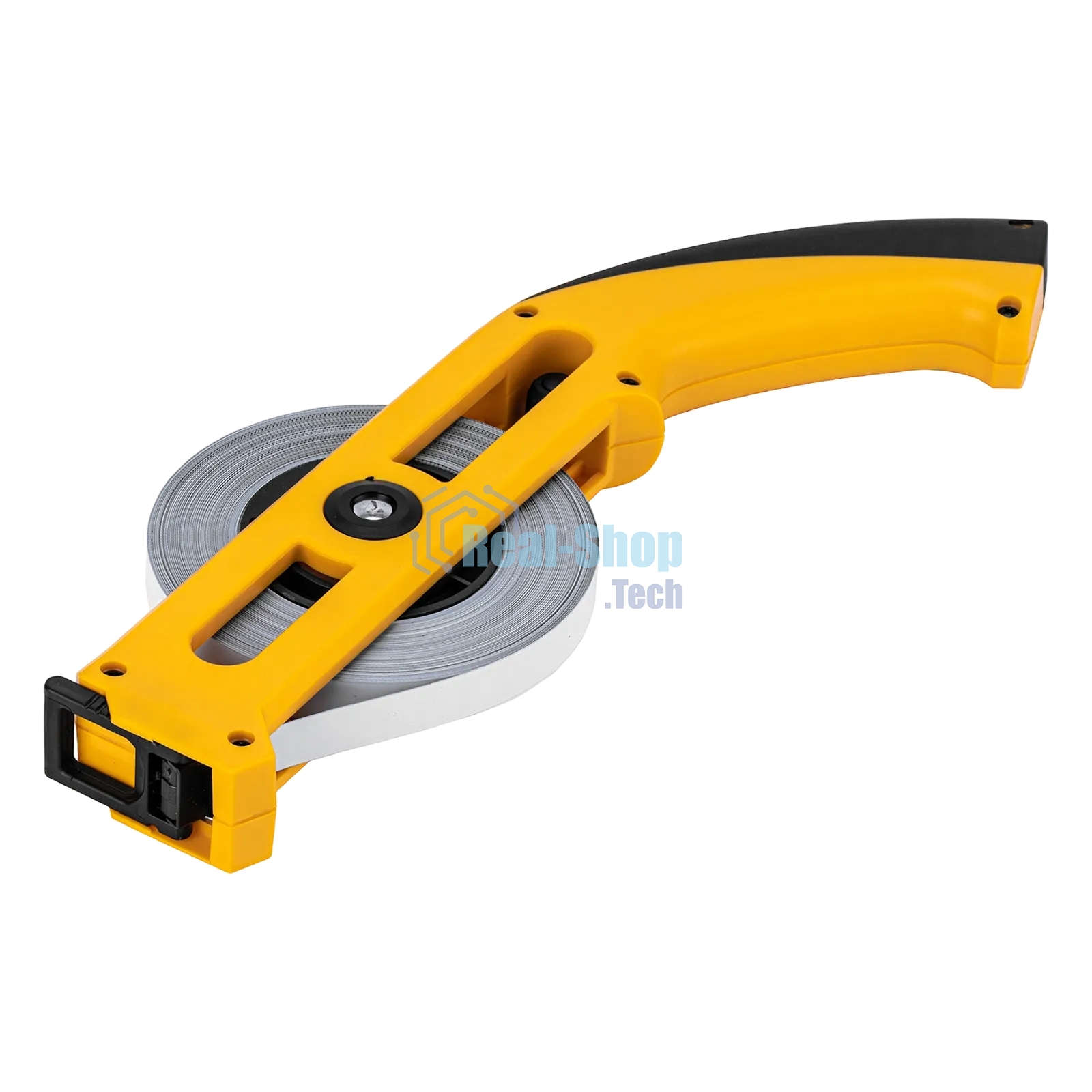 Рулетка геодезическая Denzel 30 м х 13 мм, открытый корпус, металлическая лента