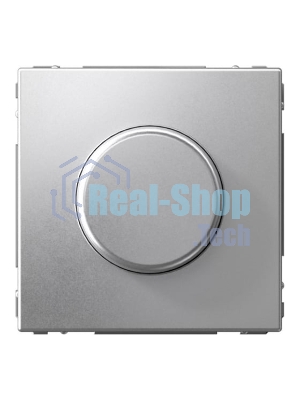 Светорегулятор поворотно-нажимной (диммер) ArtGallery LED RC 400 Вт механизм алюм. SE GAL000323