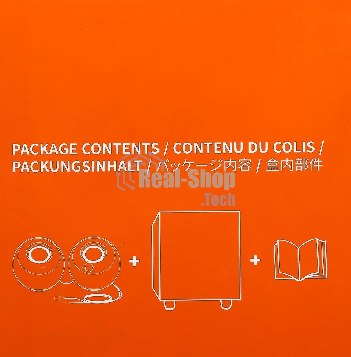 Акустическая система Creative PEBBLE PLUS 2.1 черный 8Вт