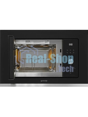 Встраиваемая микроволновая печь GORENJE BMX201AG1BG Электронное управление, черный, объем: 20 л