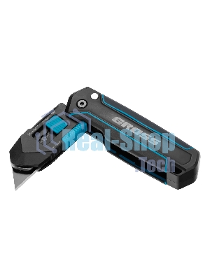 Нож-скребок складной Gross 78891, 19 мм, сменное лезвие, SK2, 5 запас. лезвий, алюмин. корпус, клипса