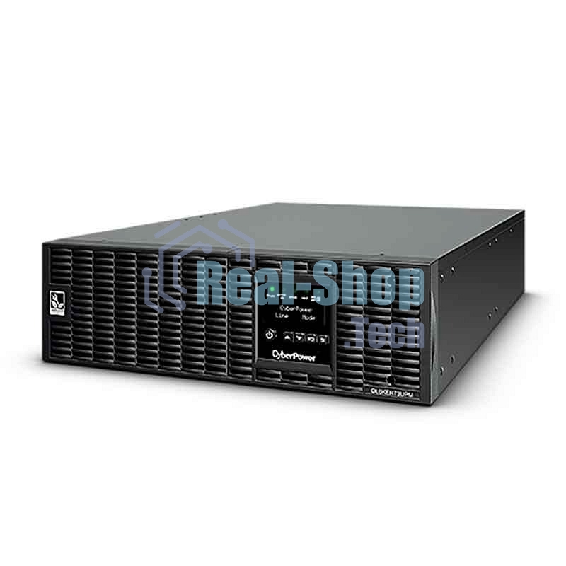 Источник бесперебойного питания CyberPower OL6KERT3UPM/6000 ВА/6000 Вт/2 х IEC 320 C19 (компьютерная), 8 х IEC 320 C13 (компьютерная), клеммная колодка