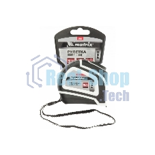 Рулетка Matrix Autostop, 5 м х 19 мм, двухкомпонентный корпус, автоматическая фиксация, PRO